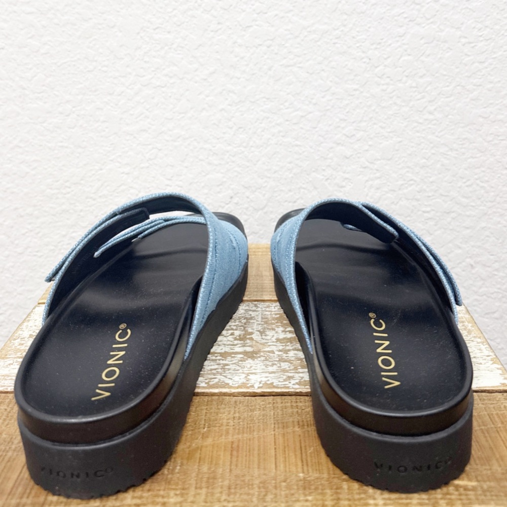 Vionic Riviera Platform Platform Slide Sandals Size 8 NEW - Picture 5 of 7